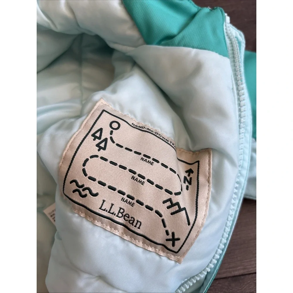 L.L. Bean Toddlers Cold Buster Snowsuit One Piece Hooded 12-18 Months‎ Green